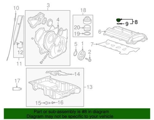Genuine GM Engine Oil Filler Cap 12589430 - Image 4 of 4