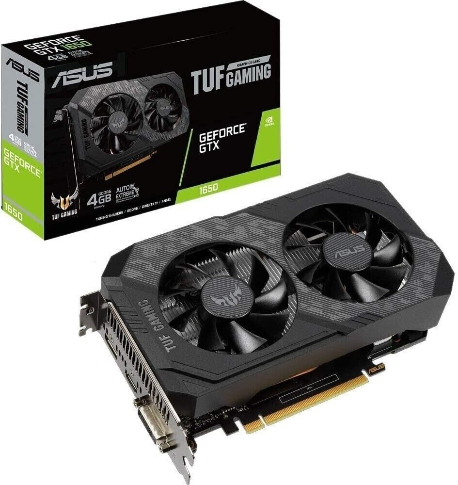 NEW ASUS NVIDIA GeForce GTX 1650 OC 4GB TUF GAMING. Available Now for 195.00