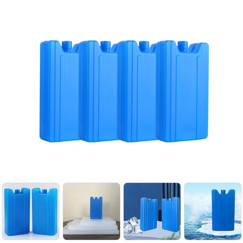 4 Pcs Ice Box Plate Multipurpose Cooling Case Cube Bin for Freezer