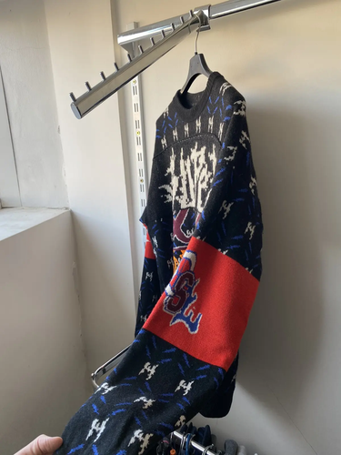 VTG Diesel multicolor holidays sweater - Picture 7 of 9