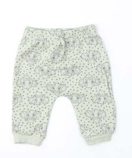 Disney Baby Boys Green Cotton Blend Jogger Size 3-6 Months