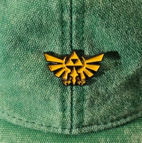 The Legend of Zelda Hat Cap Strap Back Green Metal Logo Adult Baseball Nintendo - Image 2 of 4