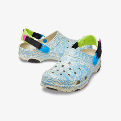 crocs Classic All Terrain Topographic Clog Bone Multi Color