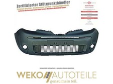 Stoßstange vorne für Renault Kangoo Baujahr 2013 Kunstoff schwarz