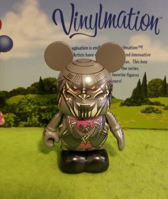 DISNEY VINYLMATION - 3'' Park Robots Set 4 Villains Zheng Yu From Mulan