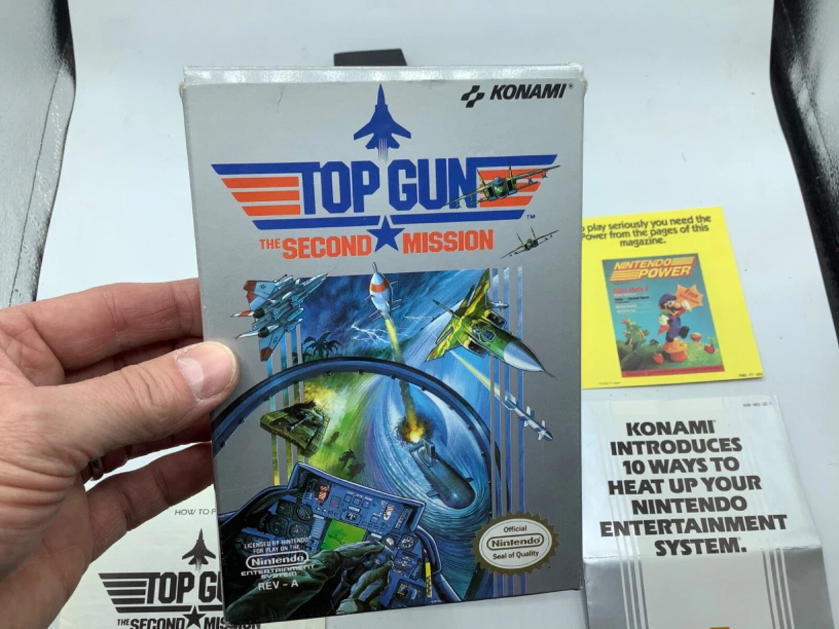 Top Gun 2 The Second Mission complete in box nintendo nes