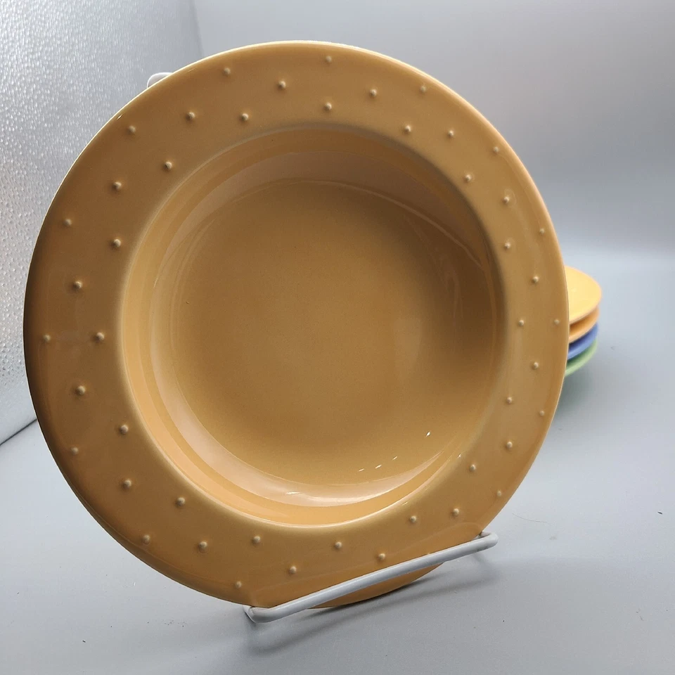 "Juego de platos de pasta ensalada sopa puntos en relieve Waechtersbach 8,75"" naranja"  Foto 3 de 4