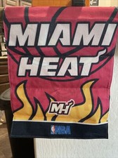 Miami Heat Double Sided Garden Flag 12"X18" NBA Yard Banner Outdoor Sign