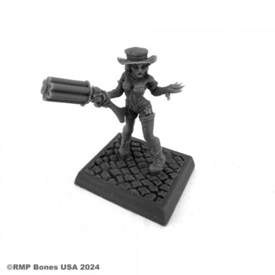 DIXIE DYNAMITE, STEAMPUNK COWGIRL Reaper Miniatures Chronoscope Genesis REM48003