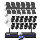 Annke 4Mp Wireless Color Pir Security Camera System Solar Battery Two Way Audio