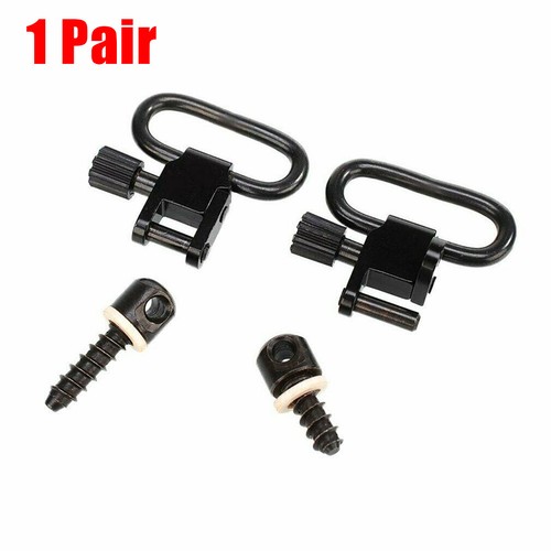 2PCS Fionda Pistola Fucile Girevole Stacco Rapido Acciaio Resistente Girevole Set 1 Pollice - Foto 4 di 5