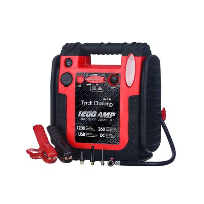 Tyrell Chenergy 1200 Peak/600 Instant Amps Car Jump Starter (Up to