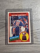1984-85 O Pee Chee Wayne Gretzky 373 Art Ross Trophy Oilers