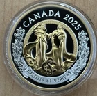 2025 Canada Allegories of Justice and Truth 1 oz Silver Proof BOX COA NEW