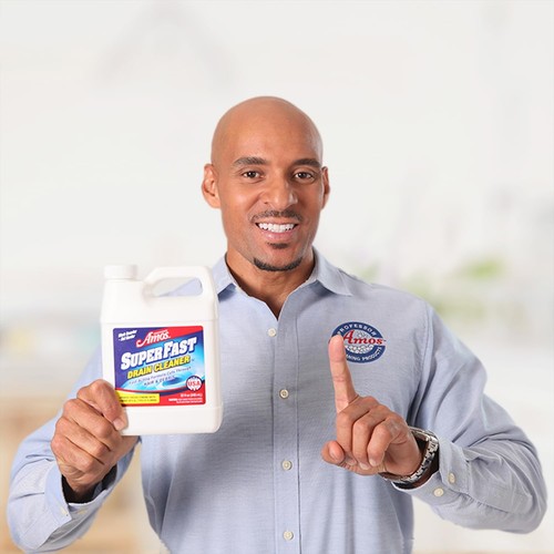 Professor Amos Superfast Drain Cleaner - Dissolves Hair, Grease & Soap Scum Fast - 4-6 Applications