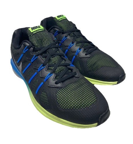 Nike Herren Air Max Dynasty Schwarz Blau Grün 829711-007 Größe 12 US Neuwertig - Bild 2 von 6