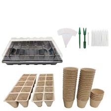 Pflanzen Anzucht Kasten Set Gewächshaus 67tlg. Pflanzen Aufzucht Anzuchtplatte