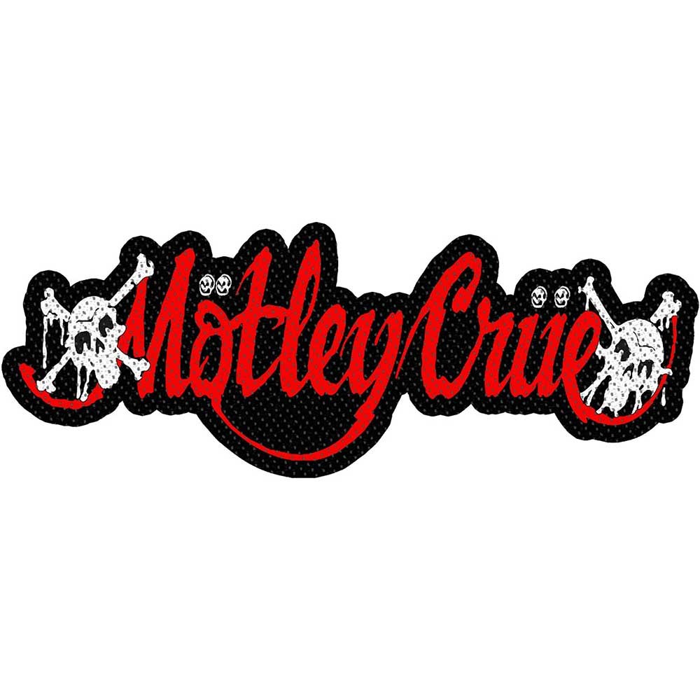 Motley Crue Dr Feelgood Logo Cut Out Patch NEW OFFICIAL
