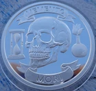 1 oz. 2025 MEMENTO MORI Silver Shield Mini-Mintage proof .999 fine silver