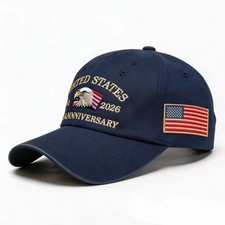 United States 250th Anniversary Baseball Cap   3D Embroidered Hat