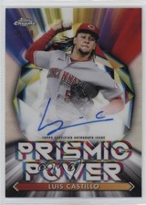 2021 Topps Chrome Prismic Power Auto /99 Luis Castillo #PPA-LC Auto i6k