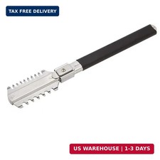 Razor Comb with Double-Edge Blades - Manual Hair Cutting Thinning Tool for Pro