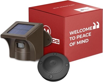 eMACROS 1/2 Mile Long Range Solar Wireless Normal, 1 receiver and 1 sensor 