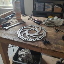 140mm  Stainless Steel Bike Disc Brake Rotor - Versatile & Easy Install