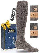 Alpaca Wool Heavyweight 15-25 mmHg Small Dark Gray dark Camel gift Edition
