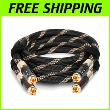 High-Quality RCA Interconnect Cable - 4.9ft Male-to-Male