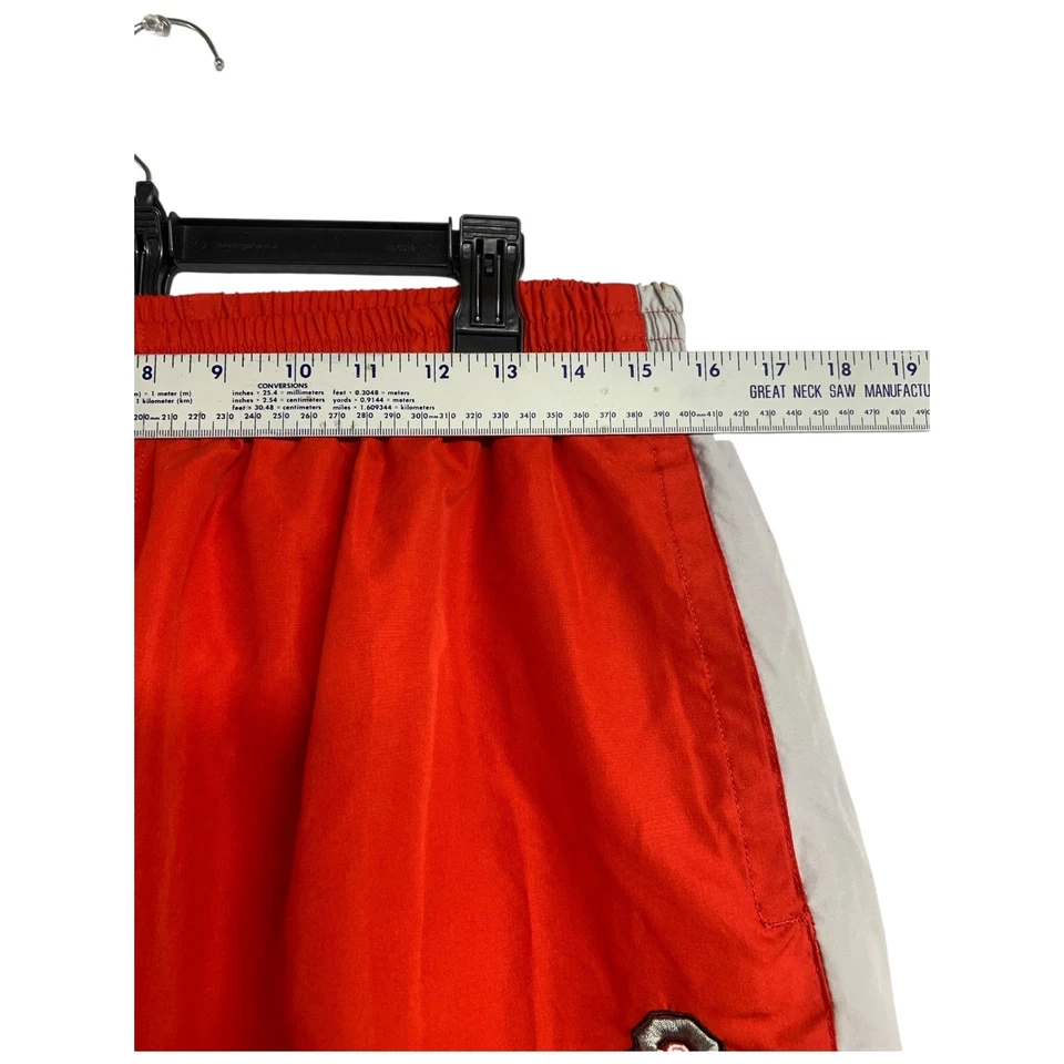 Pantalones de chándal Ohio State Buckeyes para hombre grandes rojos grises NCAA baloncesto cremallera inicial Foto 4 de 4