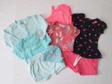 Baby Girl Clothing Lot Of 8 pcs Size 3-6 Mos Carters Child of Mine Bundles