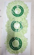 3 Pack LIBMAN TORNADO SPIN MOP HEAD SYSTEM REFILL Deep Cleaning Microfiber