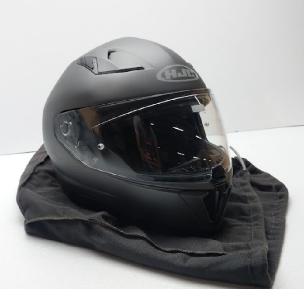 hjc c90 helmet C91 Solid Modular Motorcycle with HJ-17 Pinlock Shield, DOT Approved (White, Large) : Automotive and D.O.T HJC ADULT Semi Flat Titanium