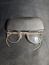 Vintage 20 - 30s AO American Optical 1/10 12K Gold Fill GF Round Rimmed Glasses