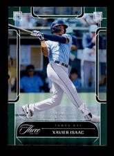 XAVIER ISAAC 2024 PANINI THREE AND TWO #4 GREEN FOIL PARALLEL #5/5 (RARE) T7175