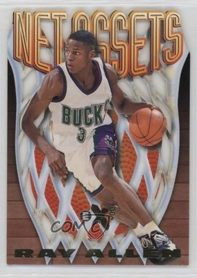 1996-97 Skybox E-X2000 Net Assets Ray Allen #1 HOF 1v7