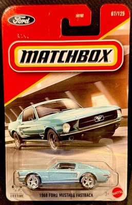 Matchbox 1968 Ford Mustang Fastback CUSTOM Wheel & Tire Real Riders