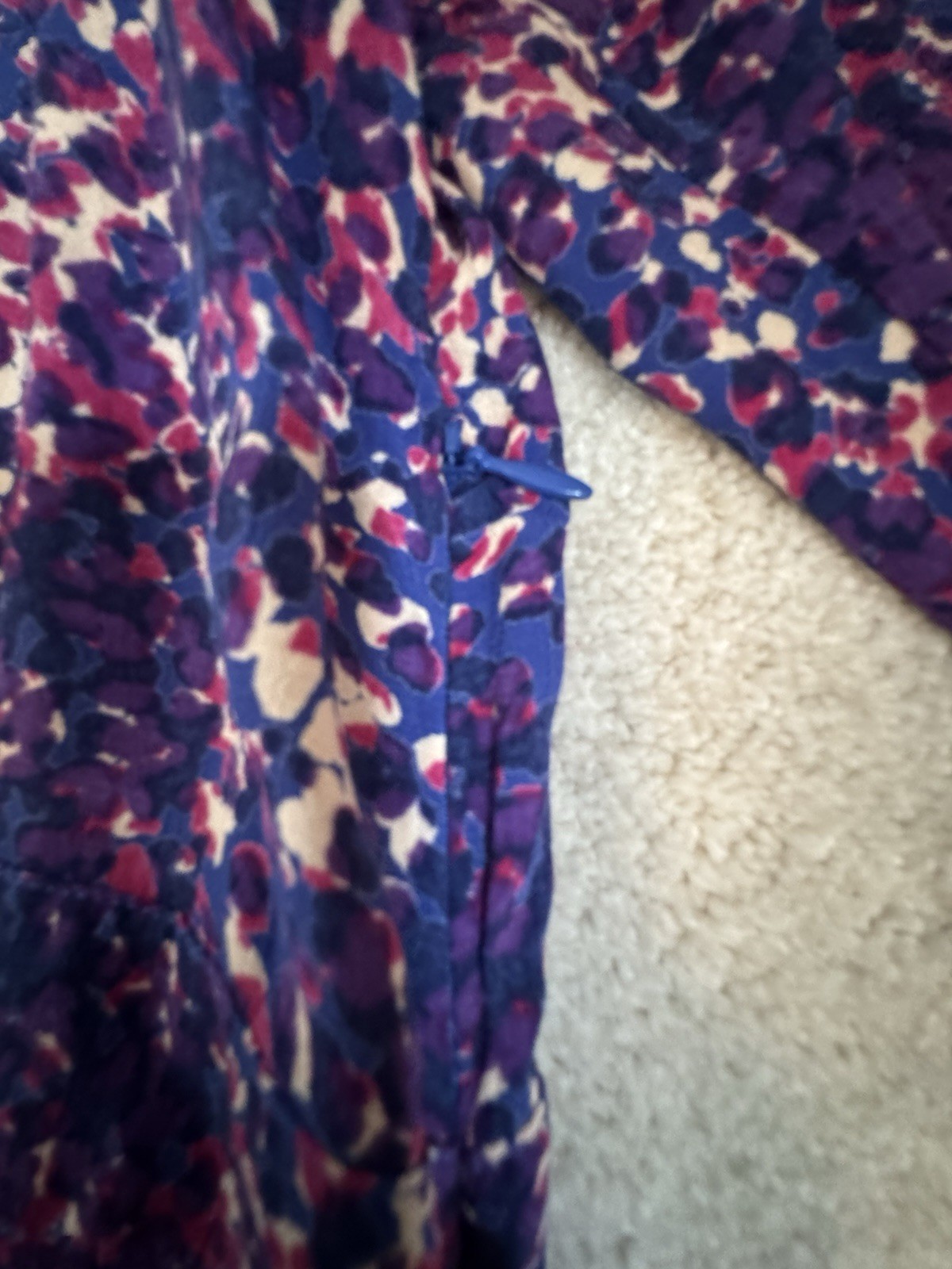 FAT FACE PURPLE MULTI PATTERNED  VISCOSE LONG SLE… - image 10