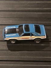 Tyco Ford Mustang 1979 Blue Black White Turbo Rare Color Lot A