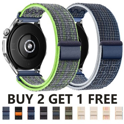 Woven Nylon Band For Amazfit Stratos GTR 4 3 2 GTS Bip Watchband Bracelet Strap