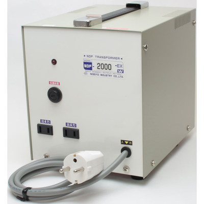 NISSYO INDUSTRY NDF-2000EX Step Down Transformer Japan