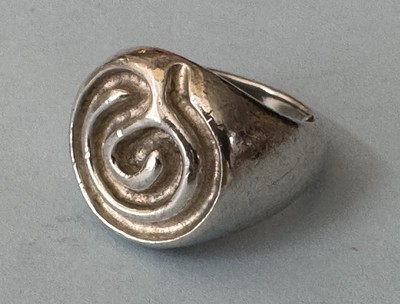 Rare Signed RLM Studio Robert Lee Morris Chunky Sterling Silver