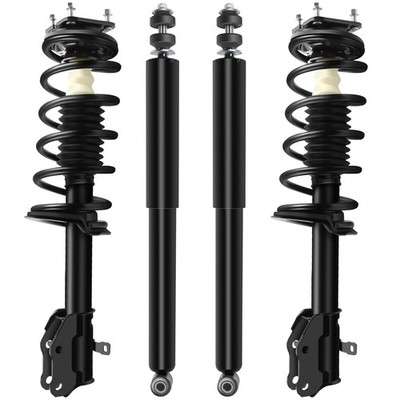 4PCS Front Strut Assembly and Rear Shock Absorber Set For 2007-2012 Mazda CX-7
