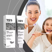 2 Pcs 7.5% Hap Nano-Hydroxyapatite Toothpaste Remove Deep Clean Sensitive Teeth