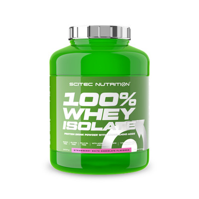 Scitec 100 % Whey Isolate 1816 g Erdbeere-Weiße Schokolade