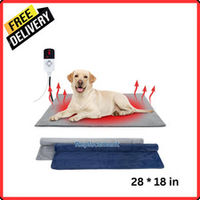 Outdoor Dog Heating Pad, Electric Pet Mat for Cats, Waterproof, 28x18 in
