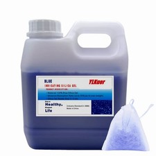 1,000g Reusable Color-Indicating Silica Gel Desiccant Beads   10 Bags Included