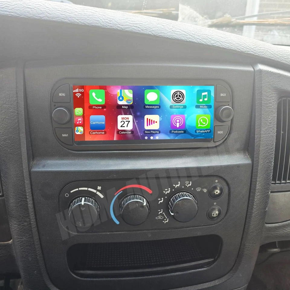 6,8" Android 13 Autoradio GPS Wifi für Chrysler Jeep Dodge 1998-2010 mit Carplay - Bild 2 von 4