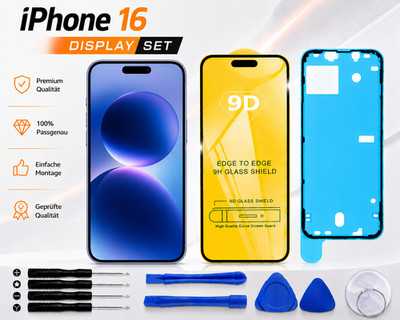 Display für iPhone 16 LCD OLED Retina FHD Bildschirm 3D Touchscreen